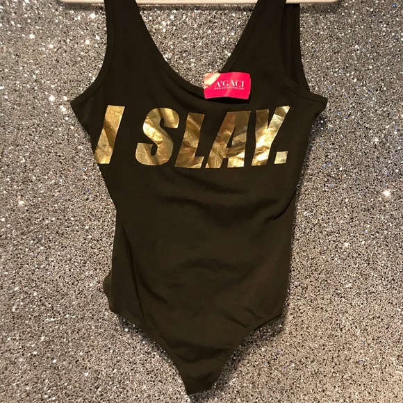 Tops - A’GACI BODY SUIT. I SLAY